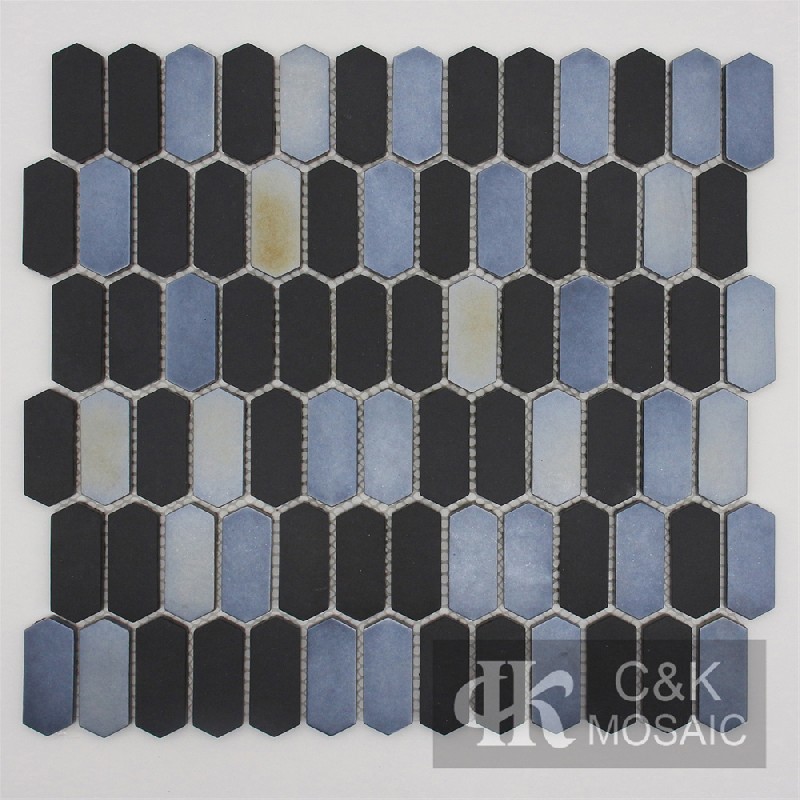 Hot selling Mixed Hexagon Glass Recycled glass mosaic for backsplash MSZPA8004