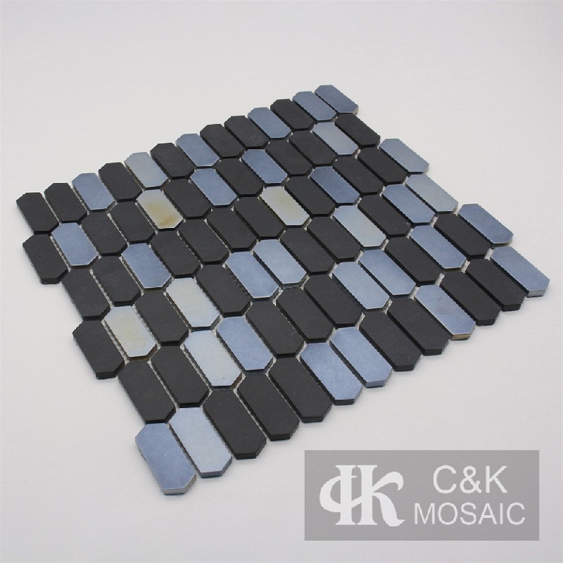 Hot selling Mixed Hexagon Glass Recycled glass mosaic for backsplash MSZPA8004