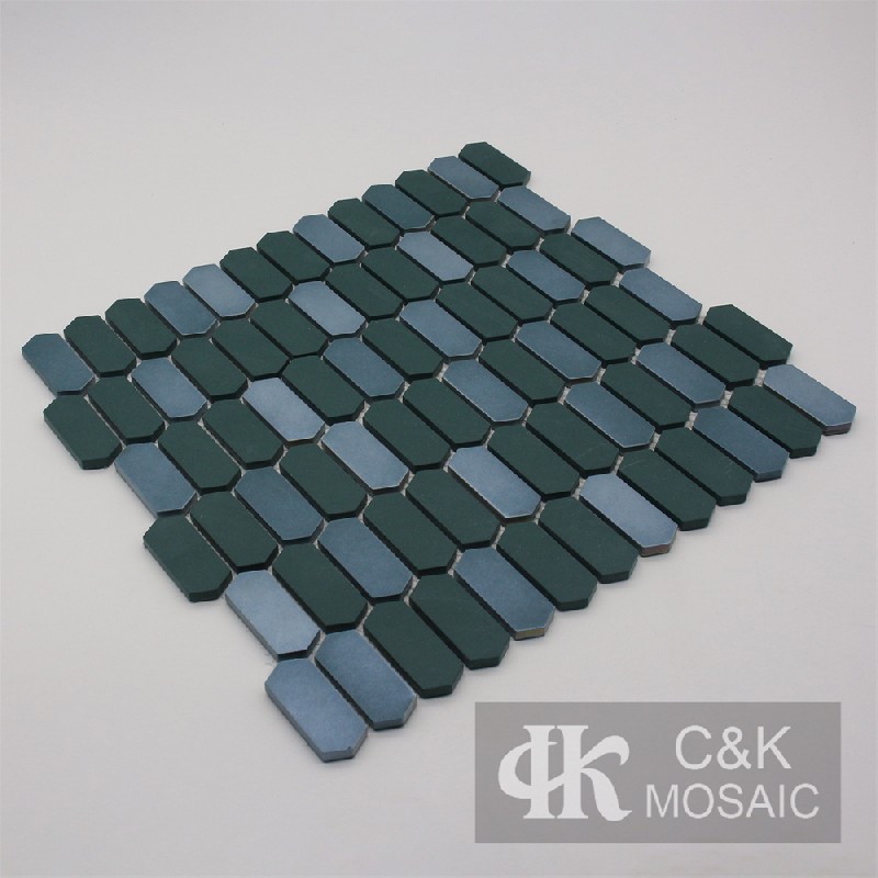 Hot selling Mixed Hexagon Glass Recycled glass mosaic for backsplash MSZPA2008