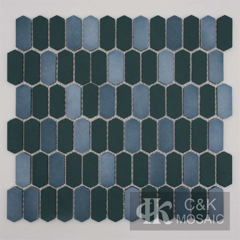 Hot selling Mixed Hexagon Glass Recycled glass mosaic for backsplash MSZPA2008