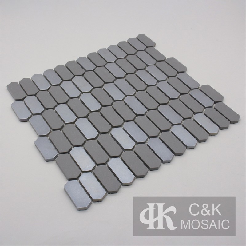 Hot selling Mixed Hexagon Glass Recycled glass mosaic for backsplash MSZPA2009