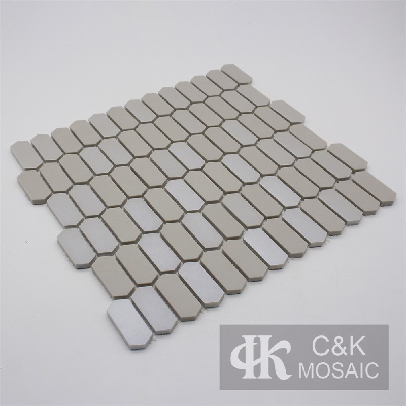 Hot selling Silver Hexagon Glass Recycled glass mosaic for backsplash MSZPA3003