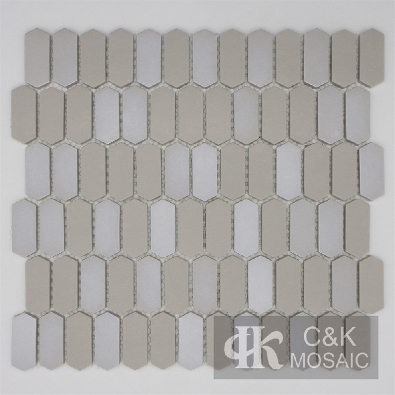 Hot selling Silver Hexagon Glass Recycled glass mosaic for backsplash MSZPA3003