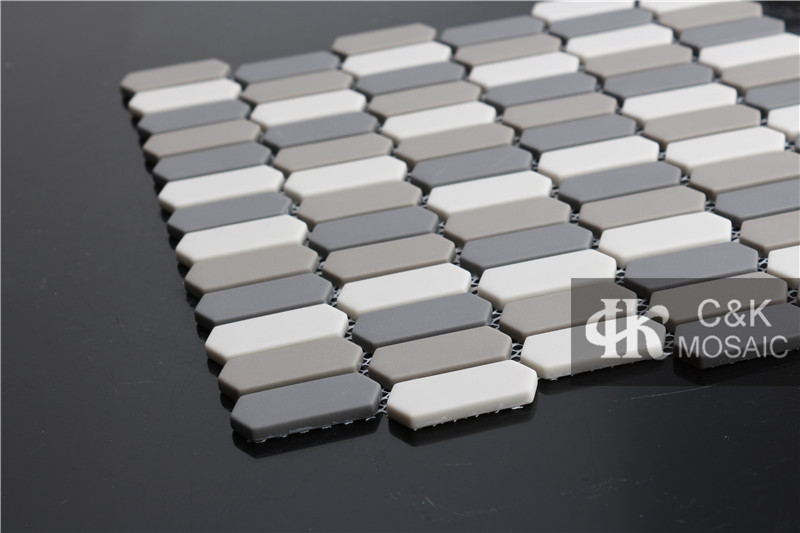 Hot selling Mixed Hexagon Glass Recycled glass mosaic for backsplash MSZM2001