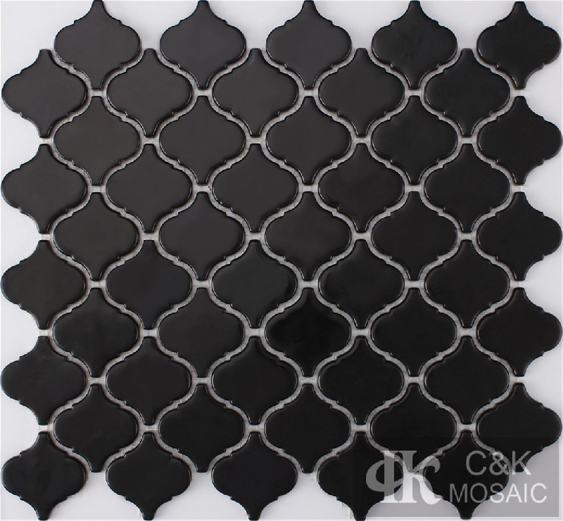 Fashion Black Lantern Glass Recycled glass mosaic for backsplash SDG802