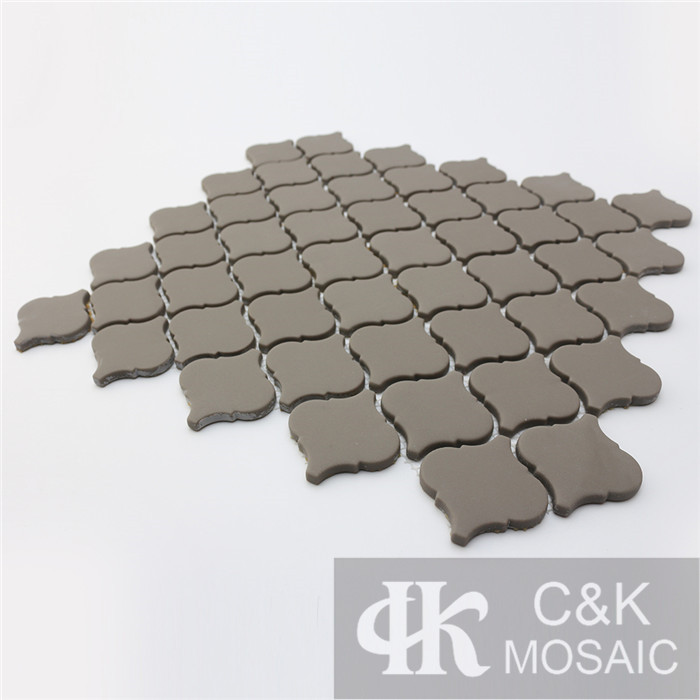 Fashion Grey Lantern Glass Recycled glass mosaic for backsplash SEM83