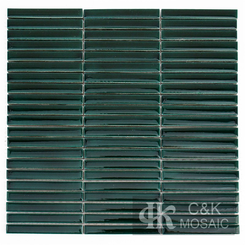 Fashion Green Kitkat Ceramic Mosaic Tile for Backsplash 1298ALTC005