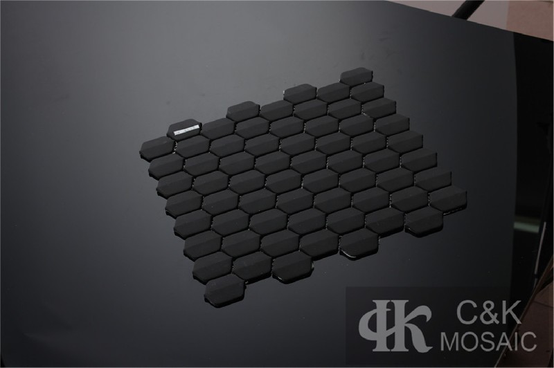 Fashion Black Diamond Glass Recycled glass mosaic for backsplash SDN801