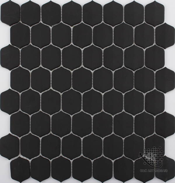 Fashion Black Diamond Glass Recycled glass mosaic for backsplash SDN801