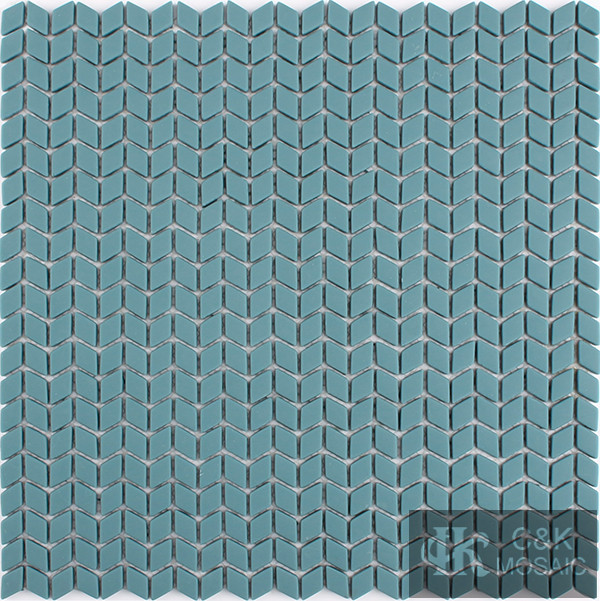 Hot selling Blue Diamond Glass Recycled glass mosaic for backsplash SLM107Z