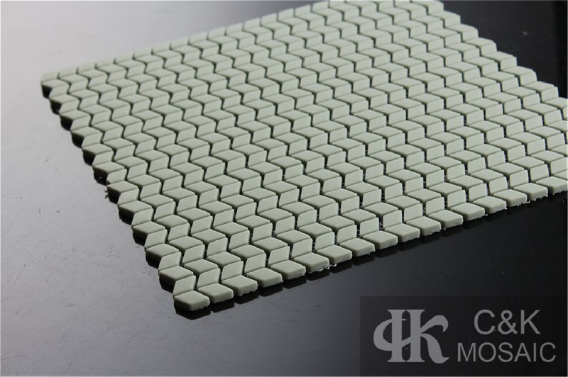 Hot selling Green Diamond Glass Recycled glass mosaic for backsplash SLM106Z