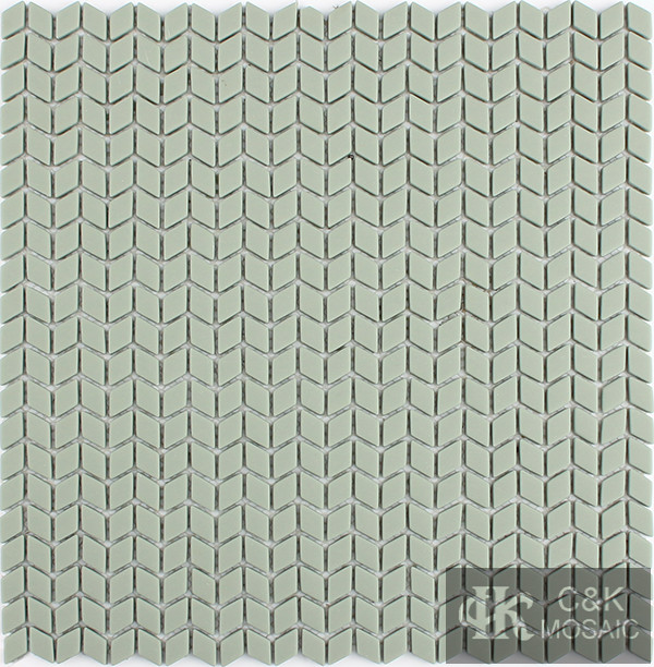 Hot selling Green Diamond Glass Recycled glass mosaic for backsplash SLM106Z