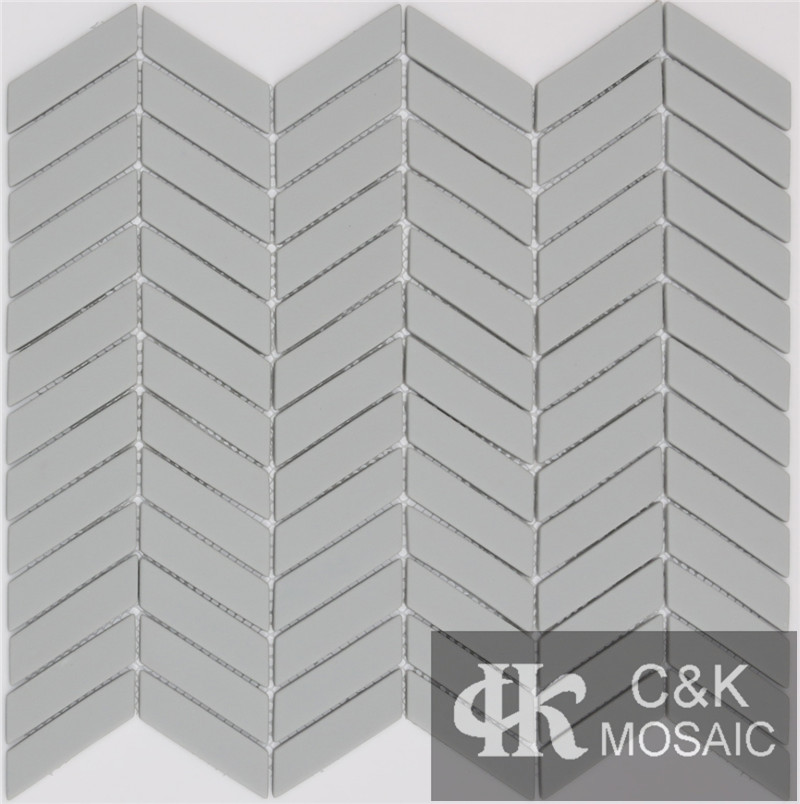 Hot selling Grey Square Glass Recycled glass mosaic for backsplash 2060SXM66D1