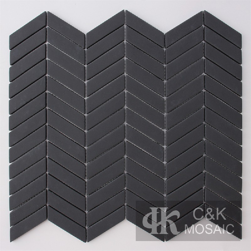 Hot selling Black Square Glass Recycled glass mosaic for backsplash 2060SXM127Z