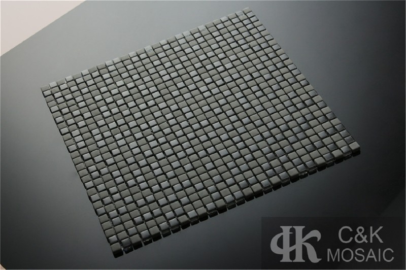 Hot selling Green Square Glass Recycled glass mosaic for backsplash MSSM2019
