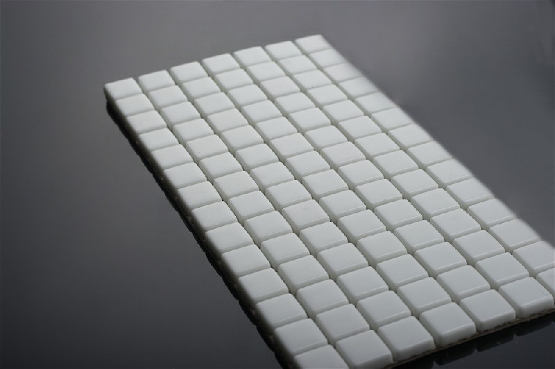 Hot selling White Square Glass Recycled glass mosaic for backsplash 20SS100