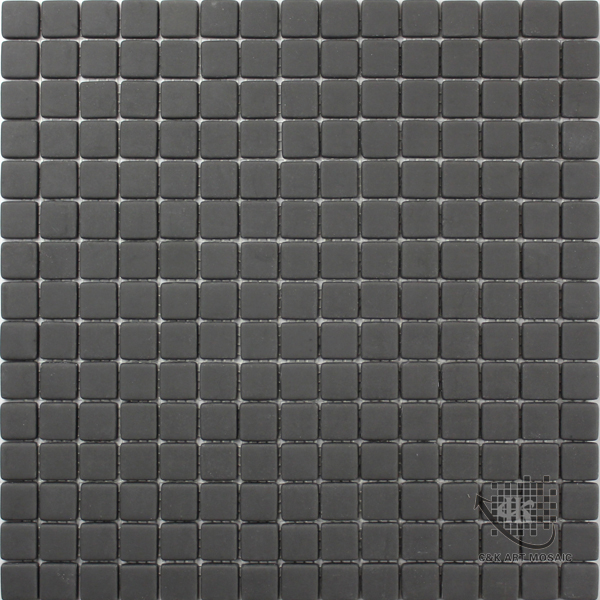 Hot selling Grey Square Glass Recycled glass mosaic for backsplash 20SSM57