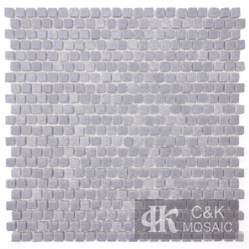 Hot Selling Grey Square Glass Mosaic For Spa MNDSM2004