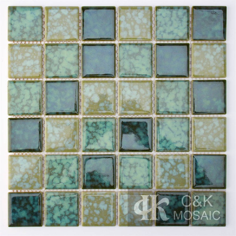 Special Blue Mixed Ceramic Mosaic Tile for POOL MTSY6001