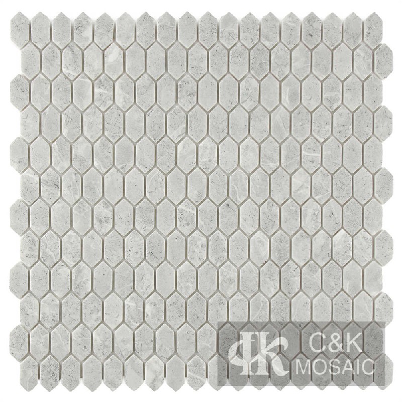 Special Grey Hexagon Glass Mosaic For Backsplash 1531SZQ2211