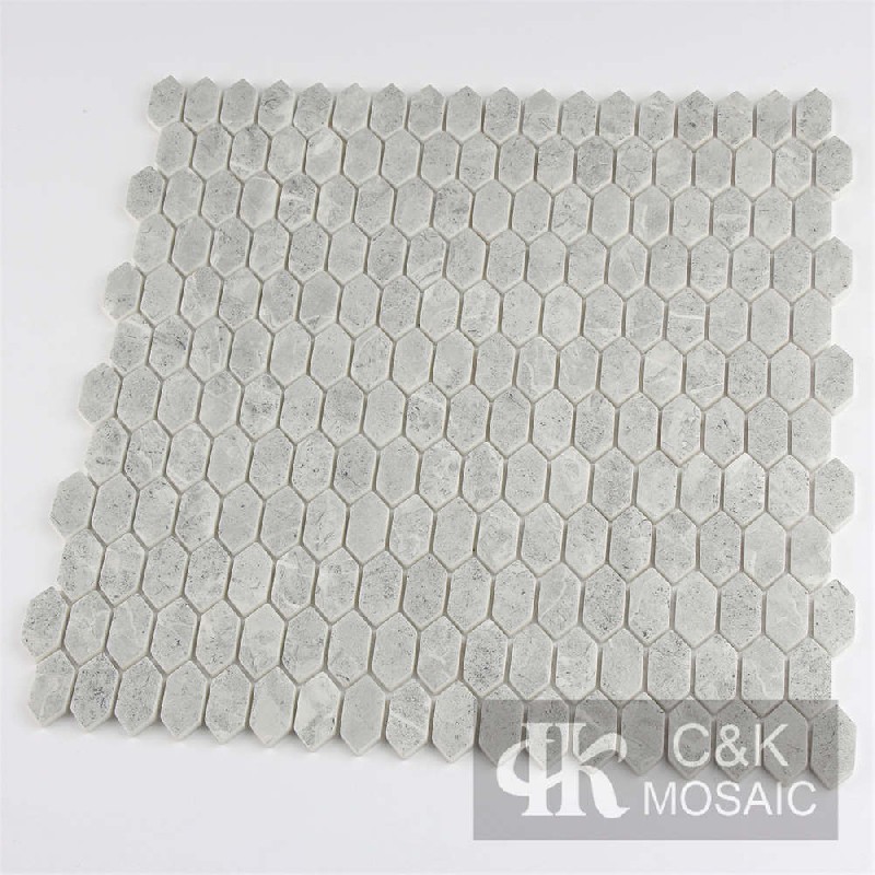 Special Grey Hexagon Glass Mosaic For Backsplash 1531SZQ2211