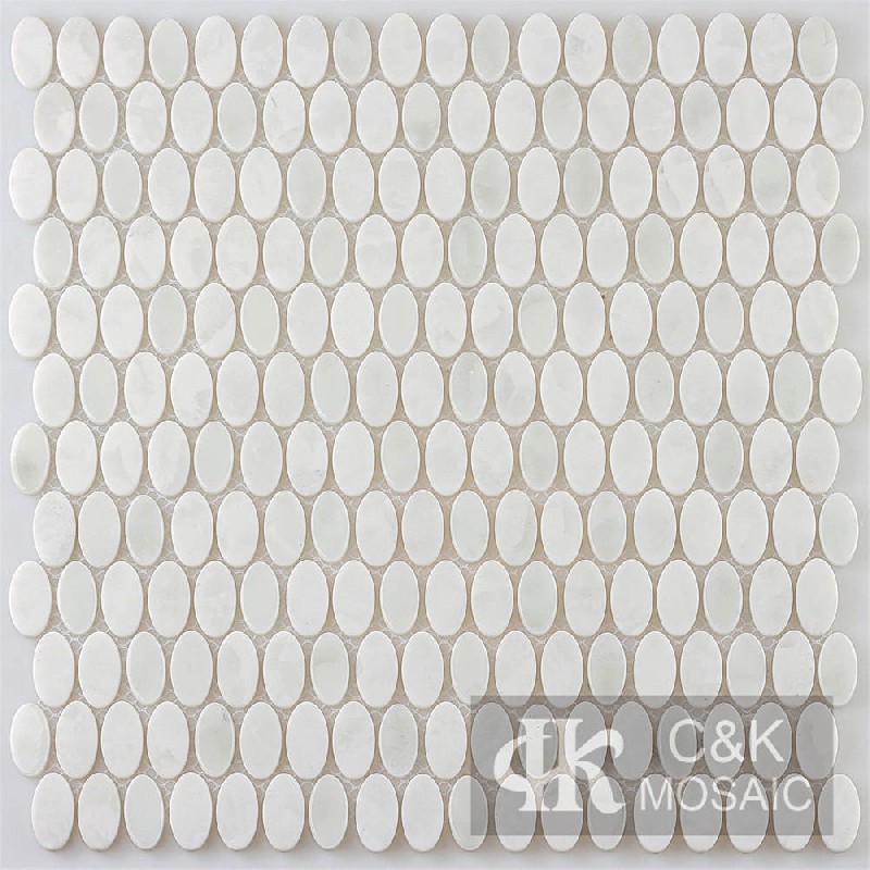 New Beign Oval Glass Mosaic For Kitchen MSMQA2002