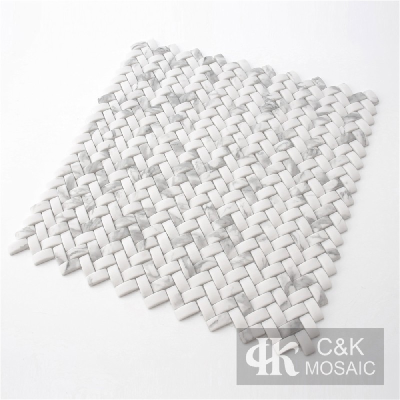 Hot Selling White Arch Glass Mosaic For Spa MSVQ1002