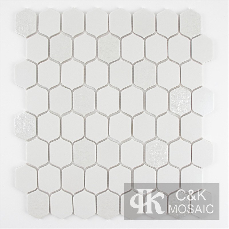 Chic White Lantern Glass Mosaic For Backsplash MJGW1001