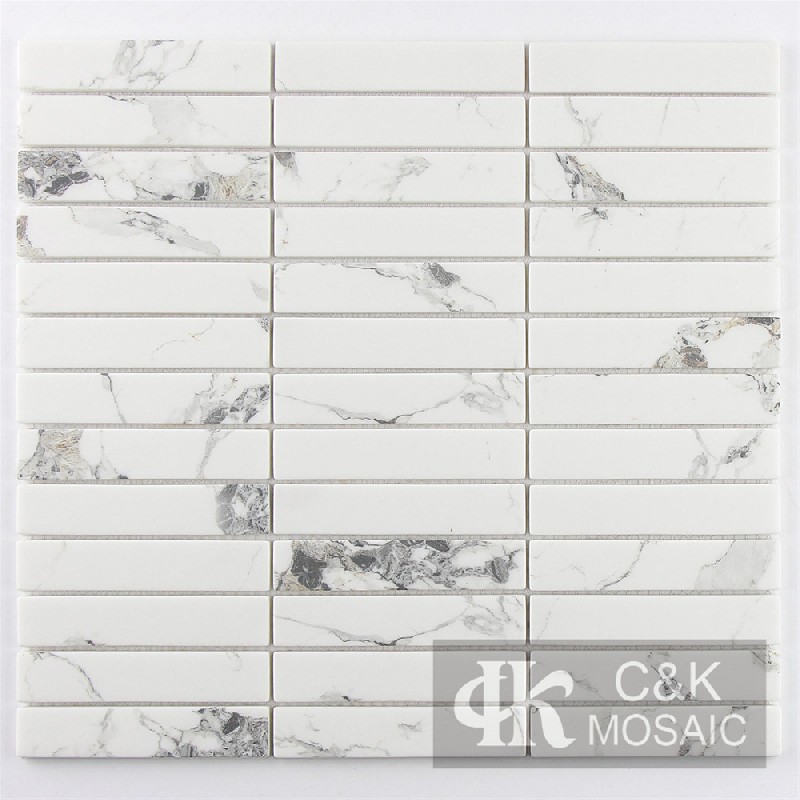 Hot Selling White Rectangle Glass Mosaic For Backsplash 2098SBQ172