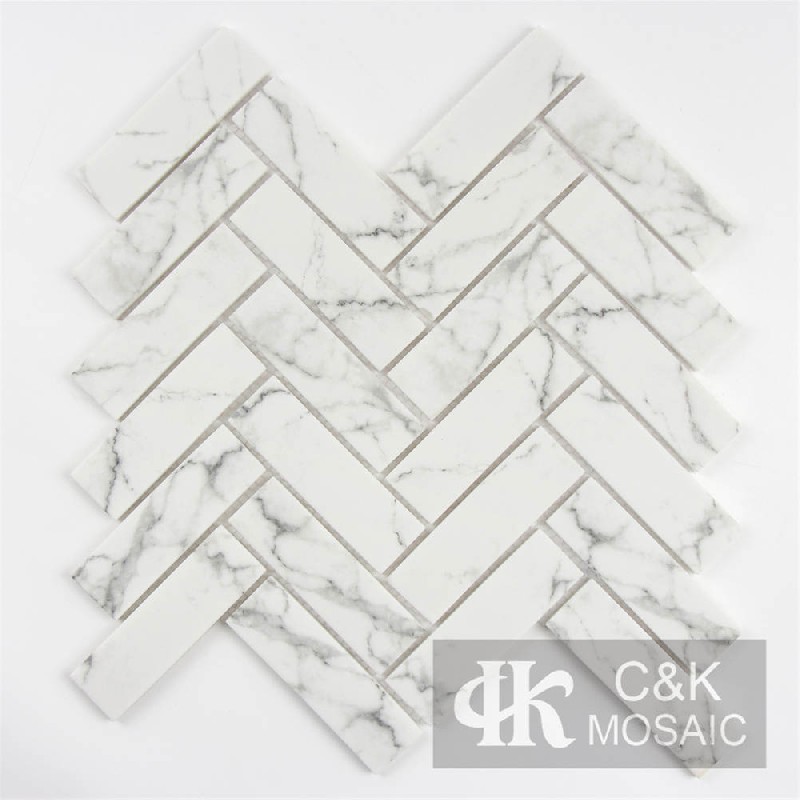 Special White Rectangle Glass Mosaic For Backsplash 3098SBQ159Z