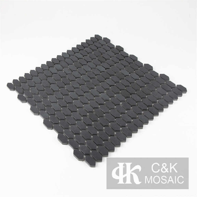 Fashion Grey Picket Glass Metallic Tile For Bathroom 1531JZS203