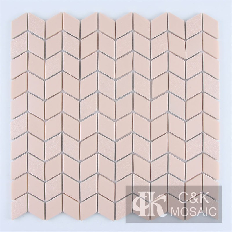 Modern Pink Diamond Glass Metallic Mosaic For Backsplash MSLW4002