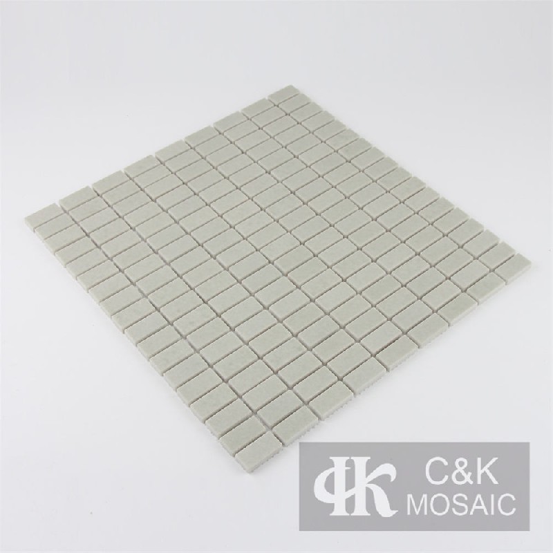 Fashion Green Brick Glass Metallic Mosaic Tiles For Backsplash MNBP6003