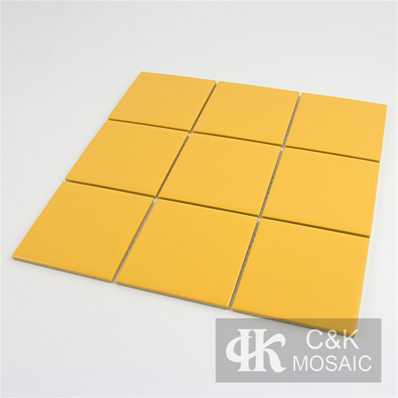 Modern Beige Square Ceramic Mosaic Tile for Wall and Floor 97TSP313