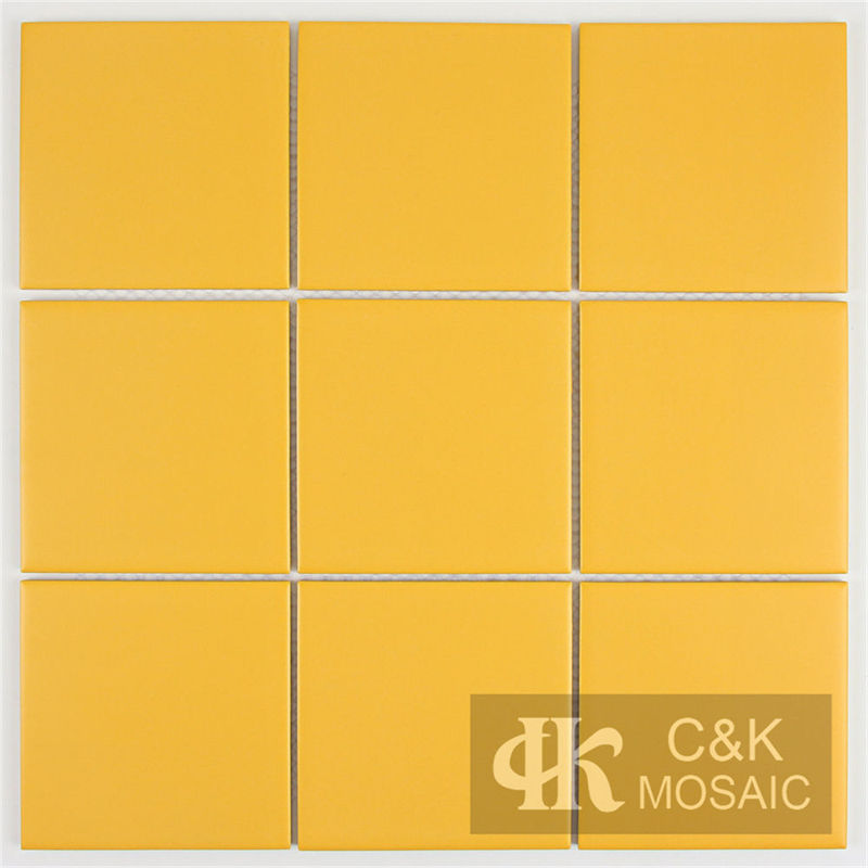 Modern Beige Square Ceramic Mosaic Tile for Wall and Floor 97TSP313