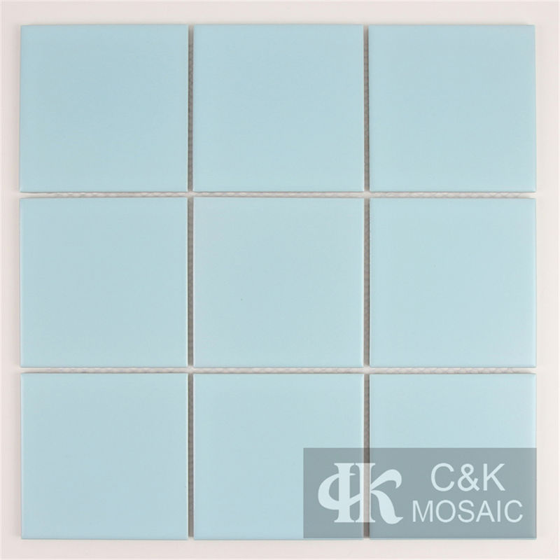 Modern Blue Square Ceramic Mosaic Tile for Wall and Floor 97TSP713