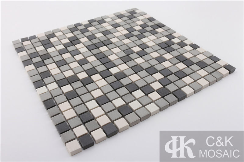 Colorful Grey Mixed Square Ceramic Mosaic Tile for Wall and Floor MTSM2001