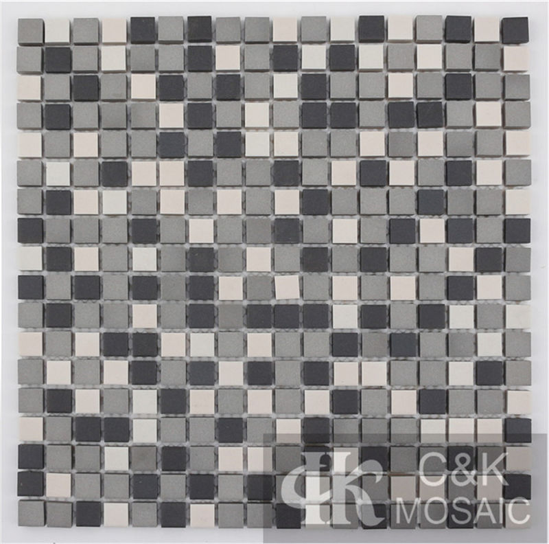 Colorful Grey Mixed Square Ceramic Mosaic Tile for Wall and Floor MTSM2001