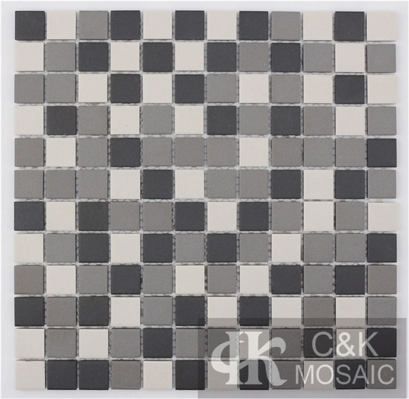 Colorful Grey Mixed Square Ceramic Mosaic Tile for Wall and Floor MTSM2002