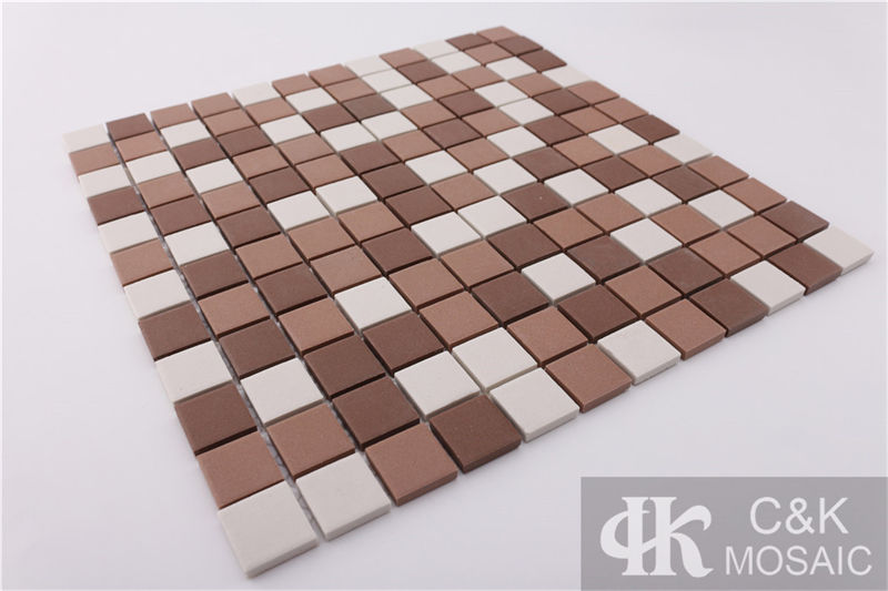 Colorful Brown Mixed Square Ceramic Mosaic Tile for Wall and Floor MTSM3002