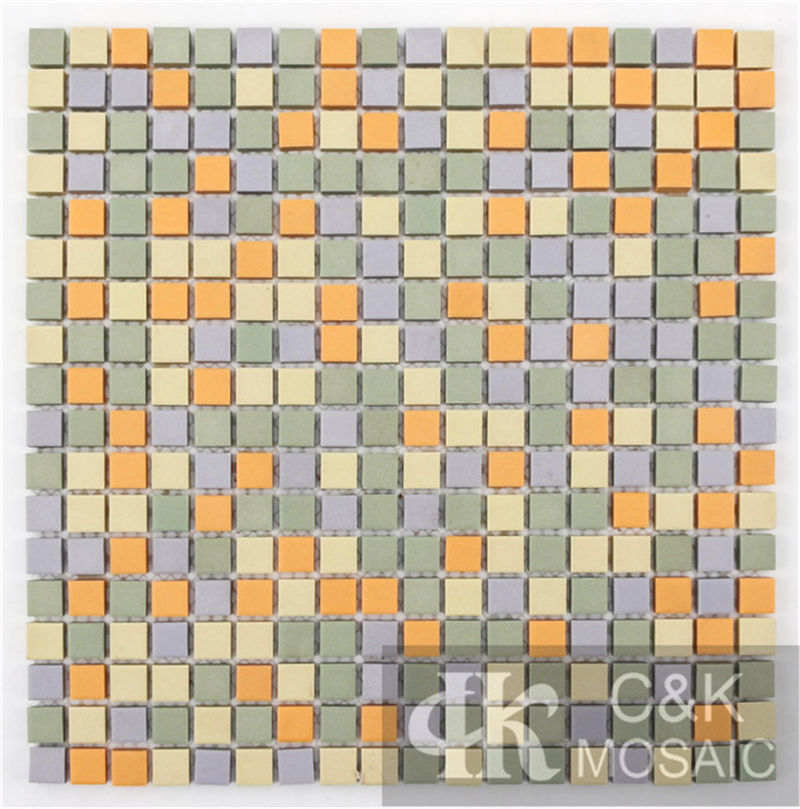 Colorful Random Mixed Square Ceramic Mosaic Tile for Wall and Floor MTSM9002