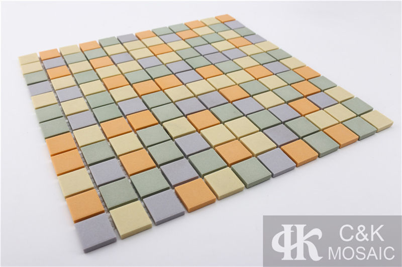 Colorful Random Mixed Square Ceramic Mosaic Tile for Wall and Floor MTSM9004