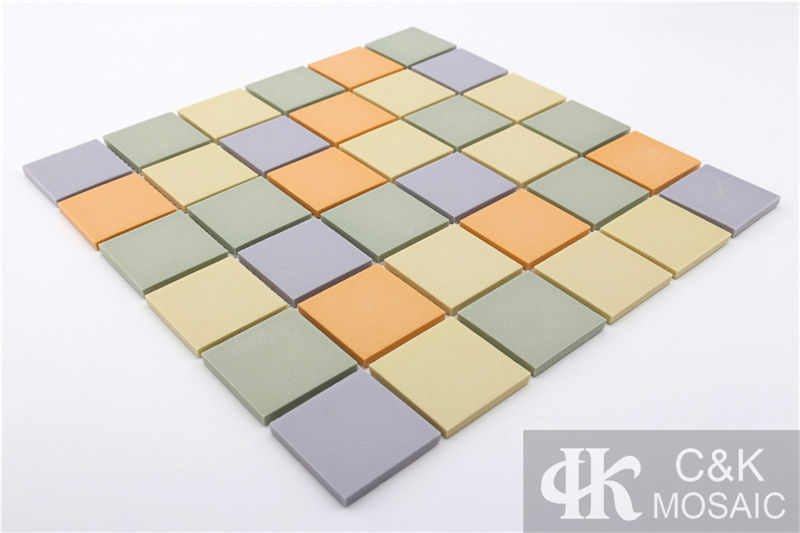 Colorful Random Mixed Square Ceramic Mosaic Tile for Wall and Floor MTSM9007