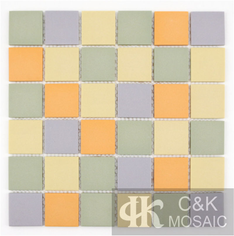 Colorful Random Mixed Square Ceramic Mosaic Tile for Wall and Floor MTSM9007