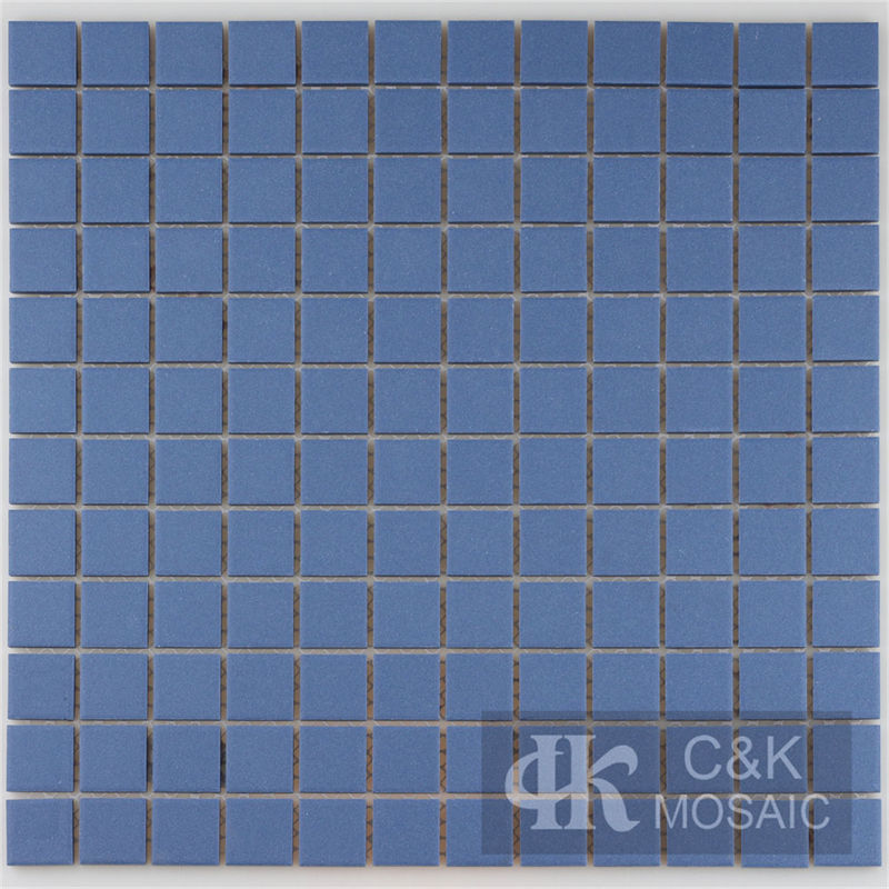 Modern Blue Square Ceramic Mosaic Tile for Wall and Floor 23TSM712