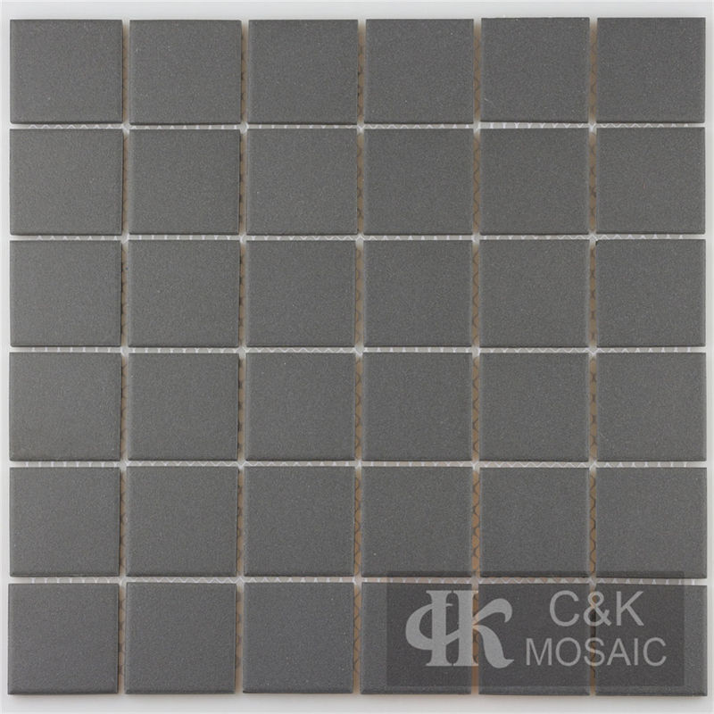 Special Black Square Ceramic Mosaic Tile for Bathroom 48TSM802