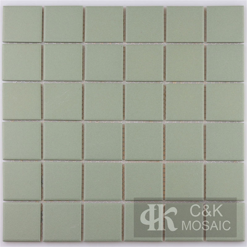 Special Green Square Ceramic Mosaic Tile for Wall And Floor 48TSM604