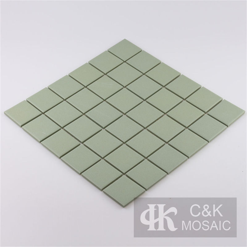 Special Green Square Ceramic Mosaic Tile for Wall And Floor 48TSM604